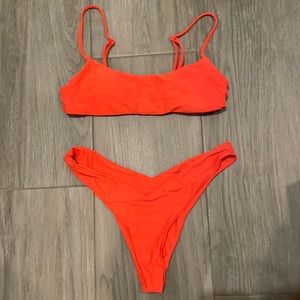 SHEIN orange bikini
